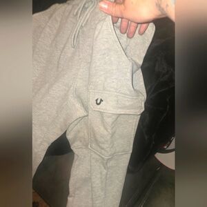 True Religion Gray Joggers Sweatpantsworn 1 Time 3x